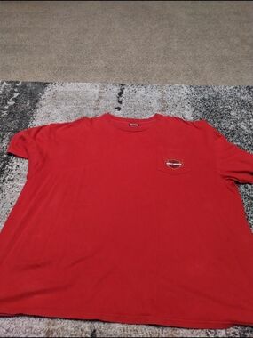 Harley-Davidson Red Short-Sleeve  with Logo Sz 3XL Big Barn Iowa Speedway (2012)